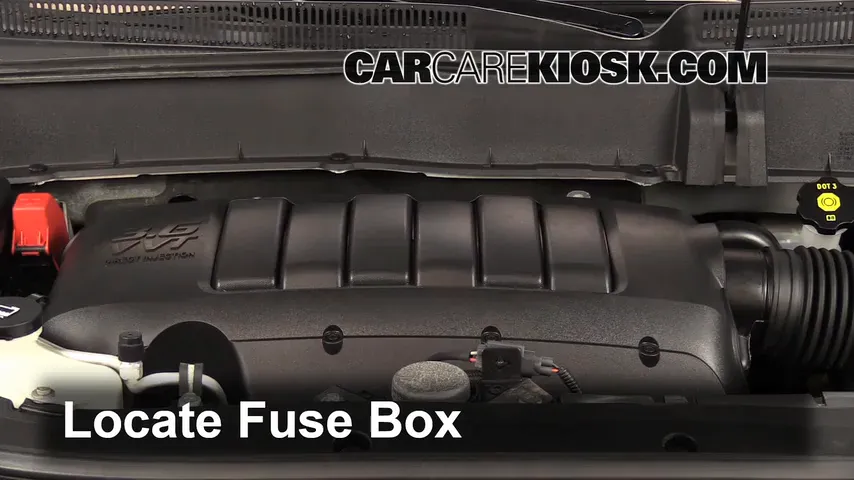 2012 Chevrolet Traverse LS 3.6L V6 Fusible (motor) Cambio